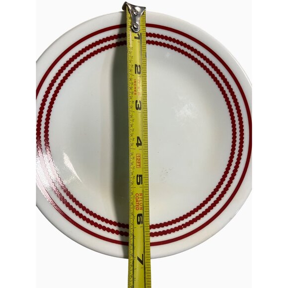 Corelle Bread Butter Plates Set Of 4 Ruby Red Made In USA - Picture 3 of 9